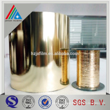 metallic yarn film